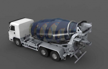XCMG Official Concrete Truck Mixer XGA5250GJBW3 375HP Self Loading Concrete Mixer Truck for Sale